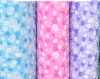 Bubble Comfy FLANNEL from A. E. Nathan. 3 Color Choices.  Quilting/Sewing/Craft/Kids  FLANNEL Fabric.