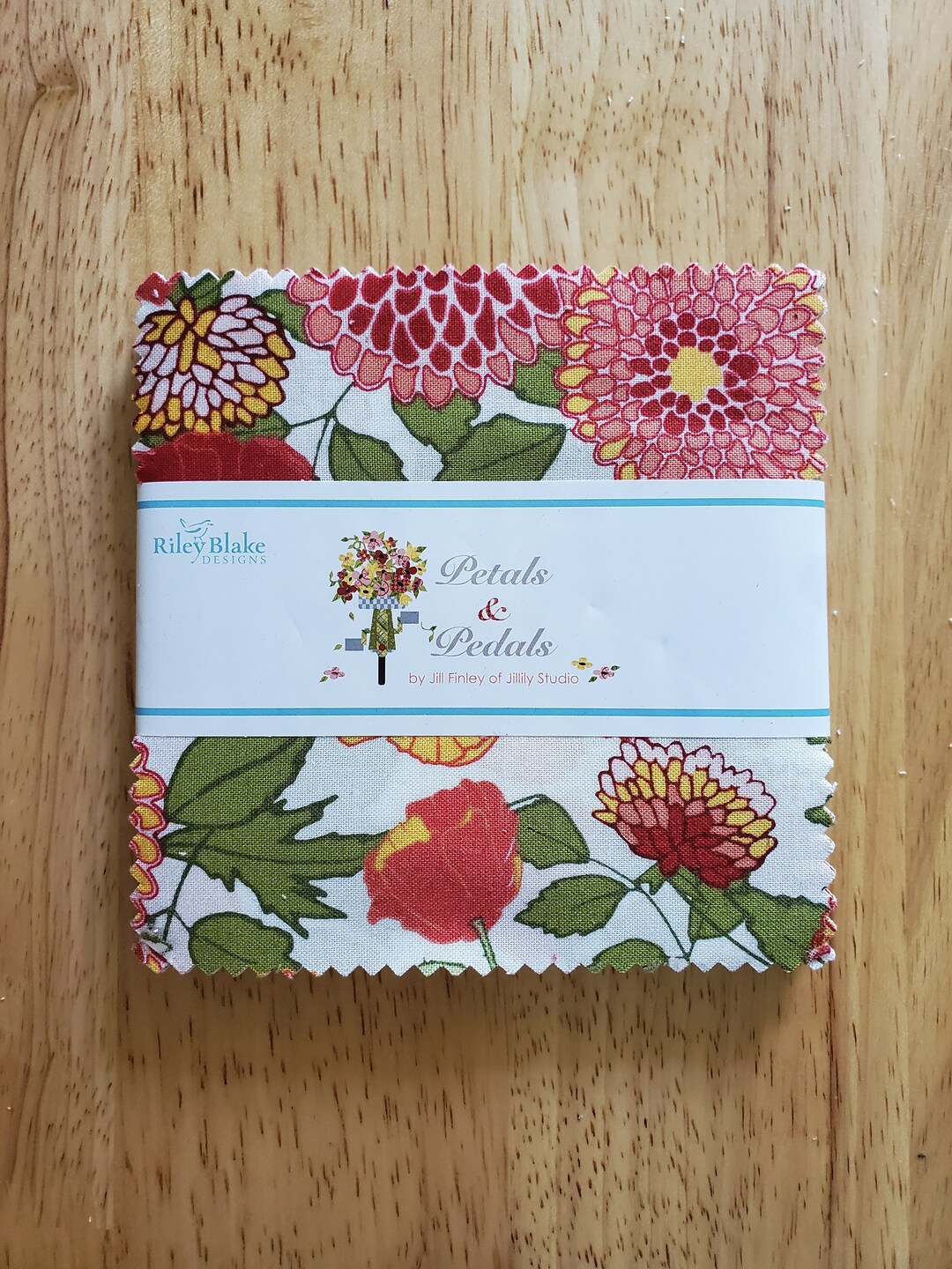 Petals and Pedals 5 Inch Stacker Charm Pack From Riley Blake Fabrics