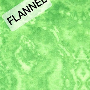 Mottled Bright Green Blender Cotton FLANNEL by A. E.  Nathan. Quilting/Craft/Kids/Baby/Nursery/Home Decor FLANNEL