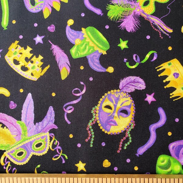 mardi gras cotton fabric
