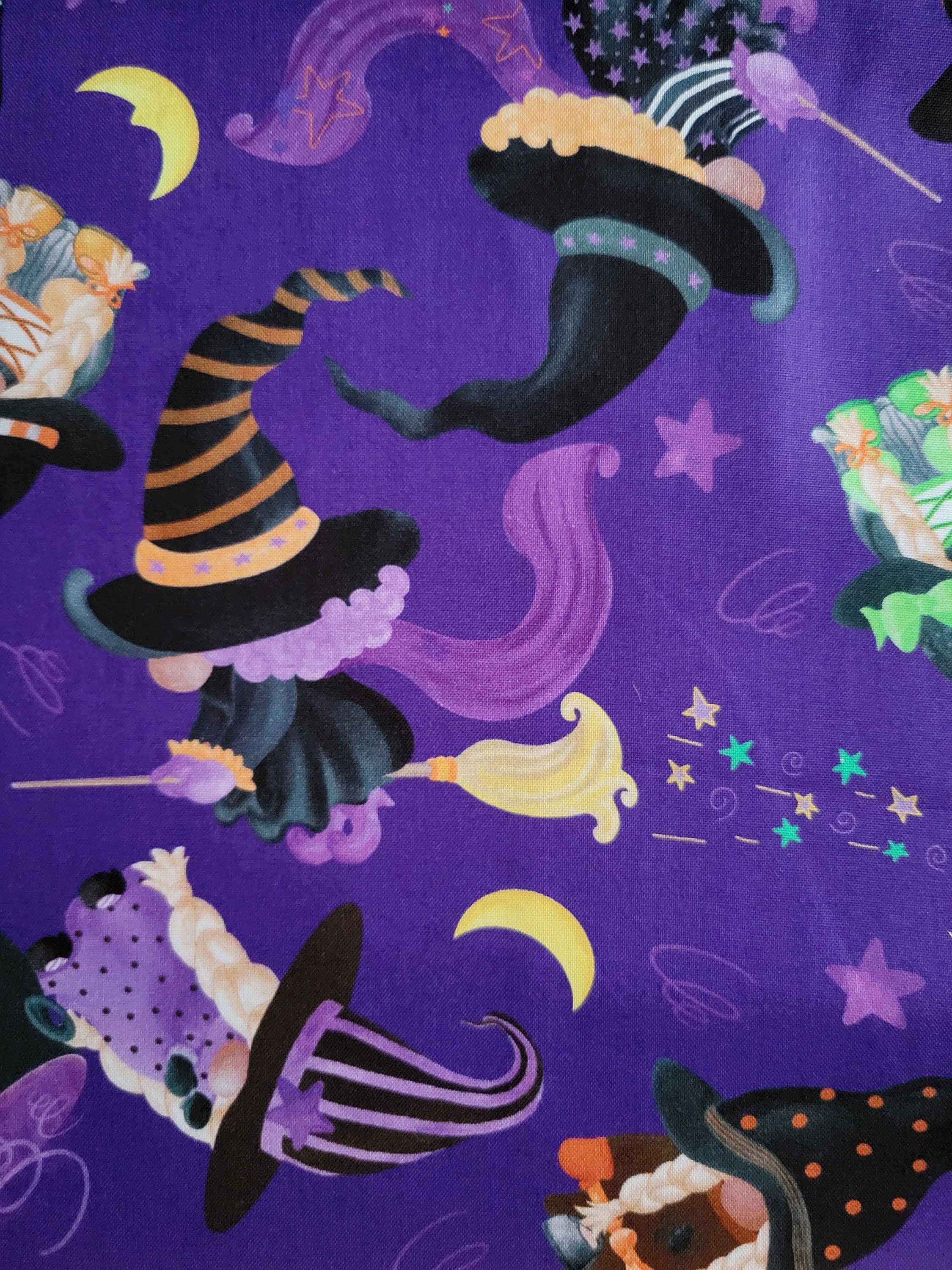 Spooktacular Gnomes Hocus Pocus Purple Halloween Cotton Fabric From ...
