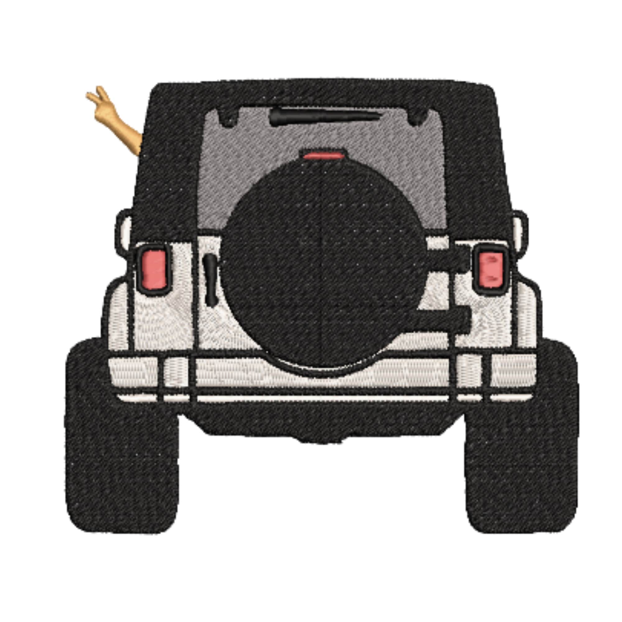 White Car Embroidery Machine Design Format Pes. Exp. Jef. Dst. - Etsy Norway