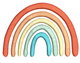 BOHO Rainbow Embroidery Machine Design format pes. exp. jef. dst. hus. vp3. xxx. etc.