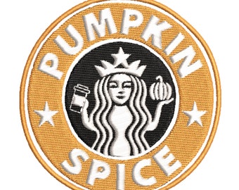 Pumpkin Spice-borduurontwerp, 4 x 4 hoepel (digitale download)