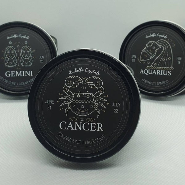 Candles With Crystals Inside Etsy