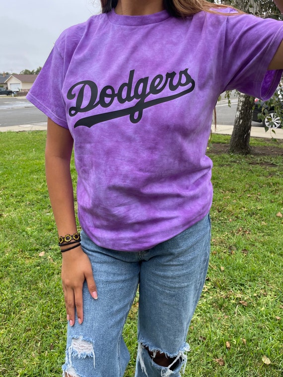 la dodgers tie dye shirt
