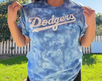 la dodgers tie dye shirt