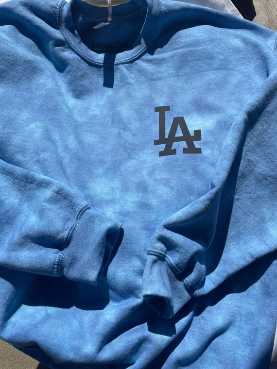 Dodgers Tie Dye Crewnecks Dodgers Sweater Dodgers LA Dodgers LA Dodgers Sweatshirt Dodgers Crewnecks Custom Dodger Gift Dodger Fan Etsy