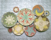 Basket Wall Decor, Set of 9 Boho Wall Decor, Hanger Wall Plate, Boho Wall Art, Wicker Round Bowl, Wicker Wall Tray, Bohemian Wall Decor.