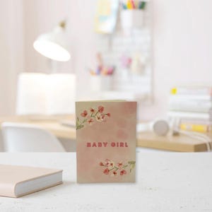 Kaart voor babymeisje
