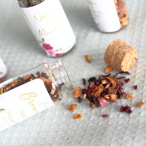 Wedding Tea Favors, The Perfect Blend, Custom Sampler Tea, Personalized Tea Favors, Tea Party, Love is Brewing, Tearific, Time for Tea