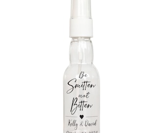 Wedding Bug Spray Bottles: Be Smitten Not Bitten Wedding Favors, Empty Bottles