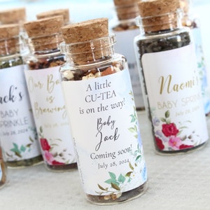 A little CU-TEA is on the way, Tea Favors, Baby Shower, Best Favors, Unique favors, Express Shipping, Celebrate Baby, Favor for Guests