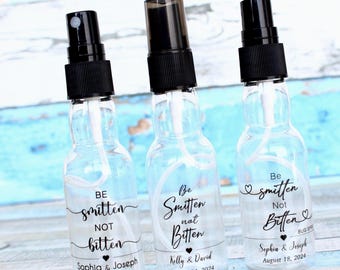 Custom Bug Spray Bottles with Label: Wedding Favor, Empty (40cl)