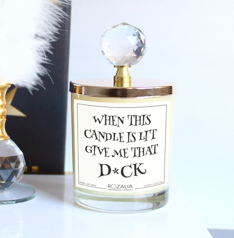 When This Candle is Lit, Give Me Let Dck Candle, Funny Candle, Funny