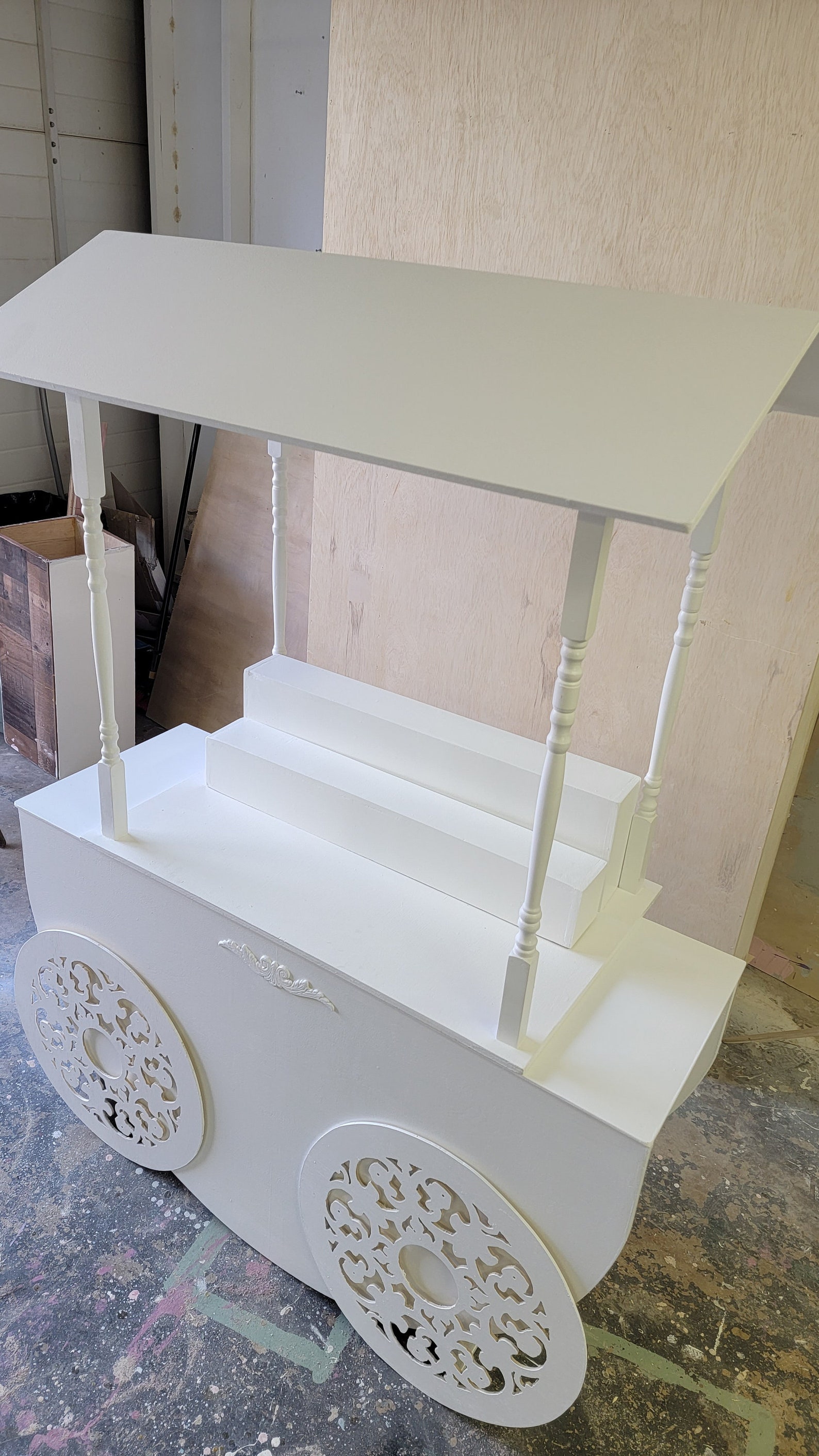 Solid Wood Candy Cart Bar Cart Dessert Tables Cake Tables Etsy