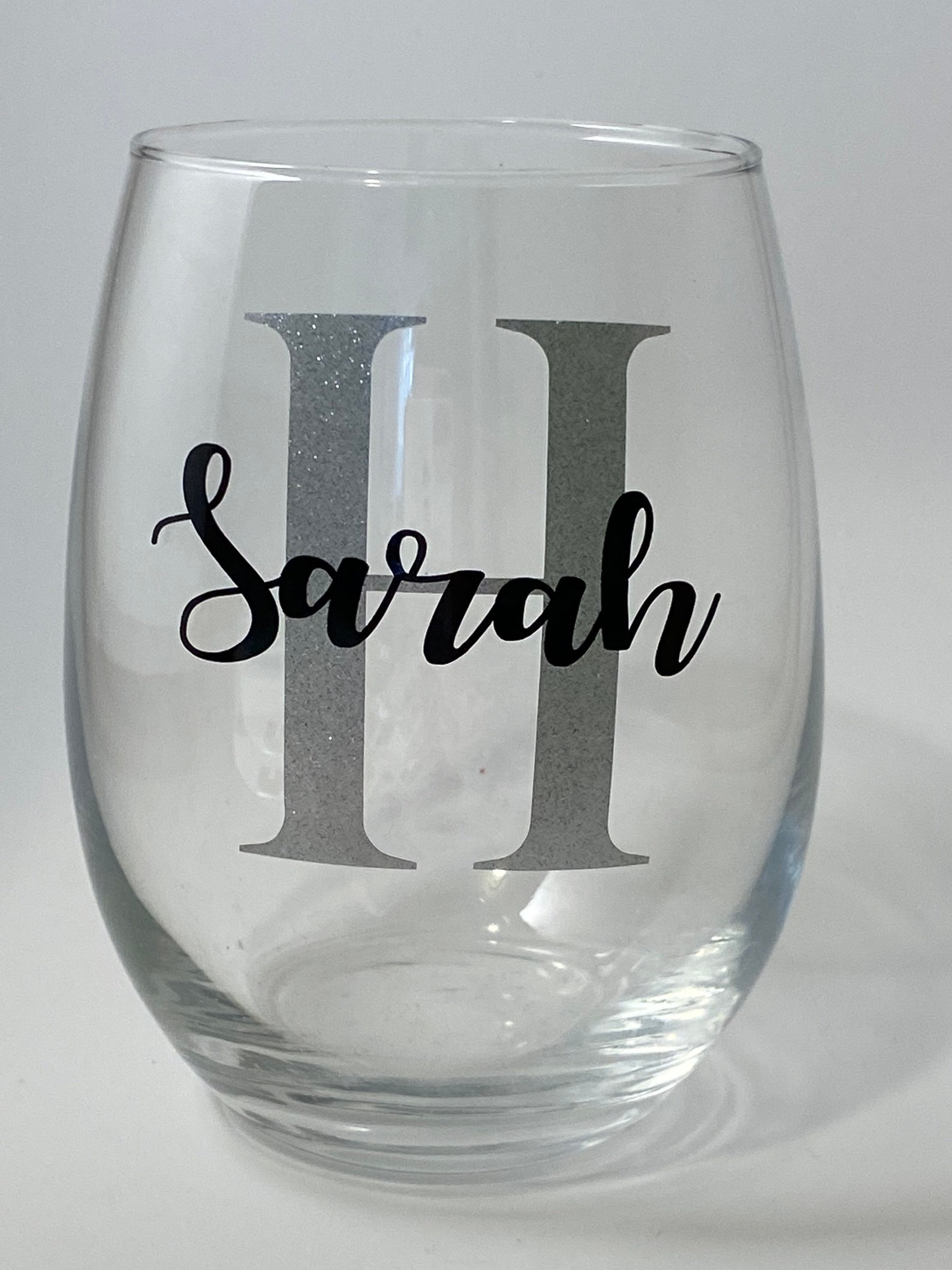 Personalized Glassware Name & Initial Assorted Glassware Etsy