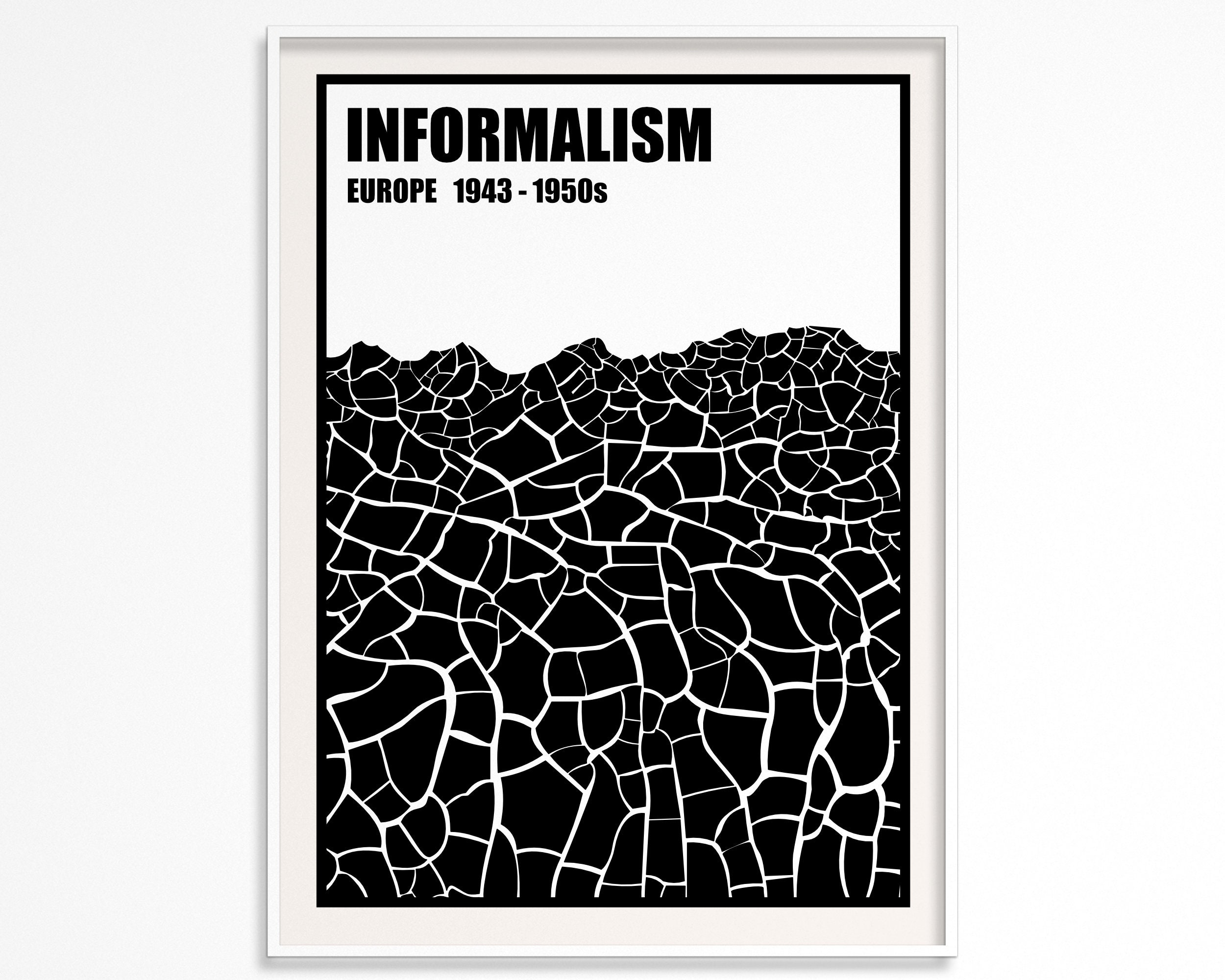 INFORMALISM ART Printable Poster Art Movement Poster Printable Wall Art