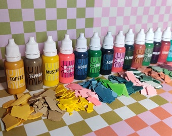 Jesmonite Pigment: Eco-Resin Pick and Mix (15ml), plaster, cement, concrete, eco-resin, ecrylimer, resincrete, aquacast