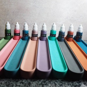 Jesmonite Pigment Set: 24 Aqua Resin Colors (10ml)