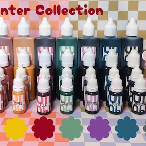 Winter Jesmonite Pigment Set: Eco-Resin Colors for Concrete Art