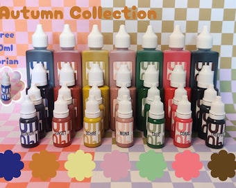 Autumn Pigment Set: Jesmonite, Concrete, Eco-Resin Colors