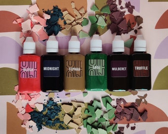 Jesmonite Pigment Set: Eco-Resin, Aqua Resin - Pick Your Colors (30ml)
