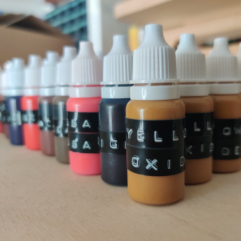 Resin aqua resin Jesmonite Pigment plaster mini Etsy