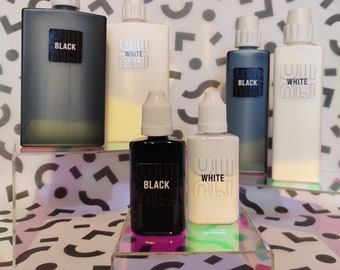 Black and White Pigment Set: Jesmonite Eco-Resin AC100/300/730