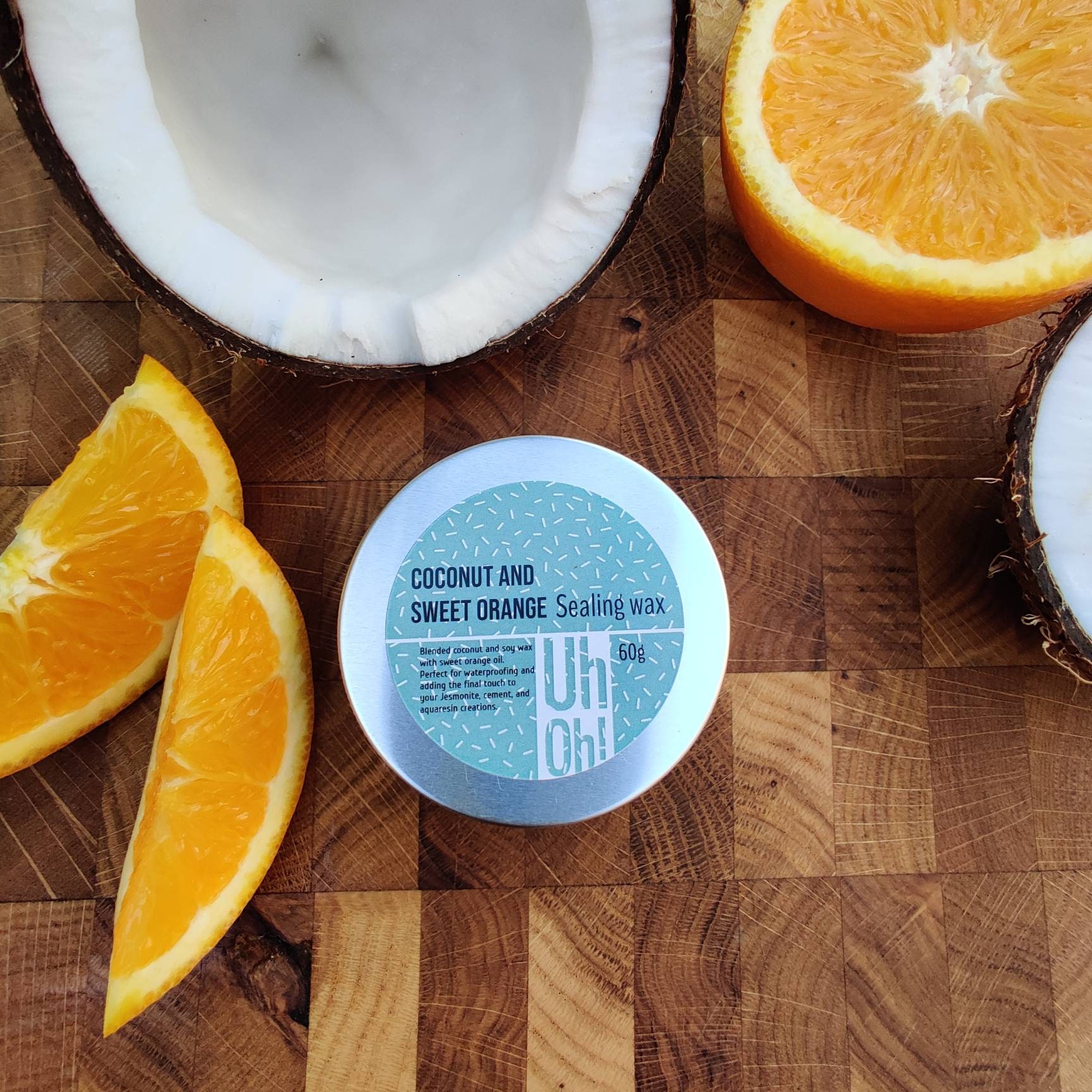 Jesmonite Polish Sealing Wax Coconut Soy Orange Water Etsy