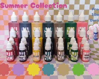 Jesmonite Pigment Set: Summer Colors for Eco-Resin, Concrete