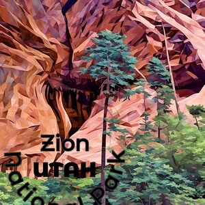 Zion National Park Art Print from Original Photograph | Artsy Photo | Digital download | National Park Poster