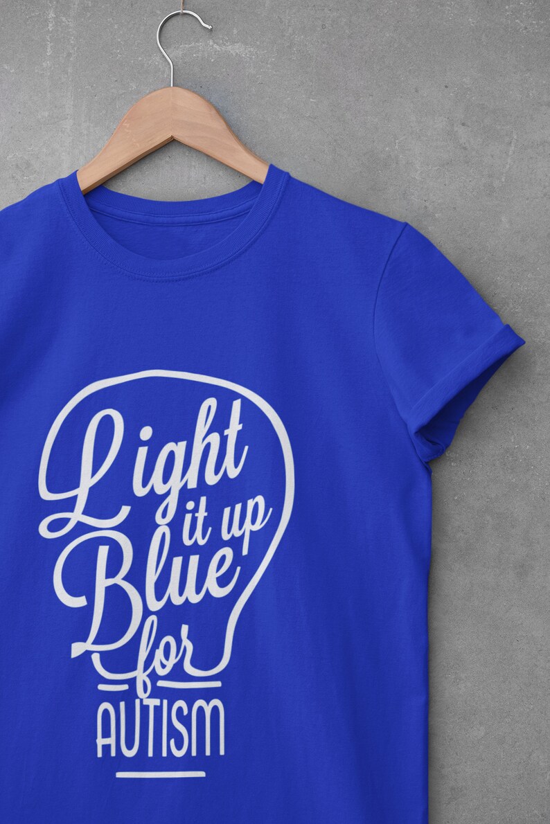 Light It up Blue for Autism Instant Digital File Download SVG Etsy Canada