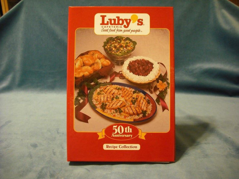 Vintage Cookbook Luby's 50th Anniversary Recipe Etsy