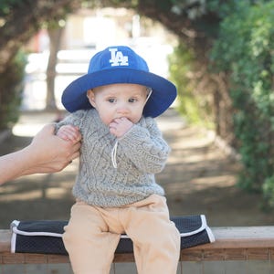 Babies and Kids Blue LA Dodger bucket hat, Dodger bucket hat , toddler bucket hat , kids bucket hat