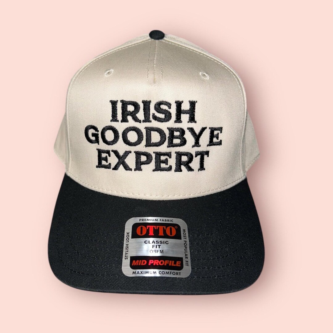 Embroidered Irish Goodbye Expert Trucker Hat - Etsy display picture 2