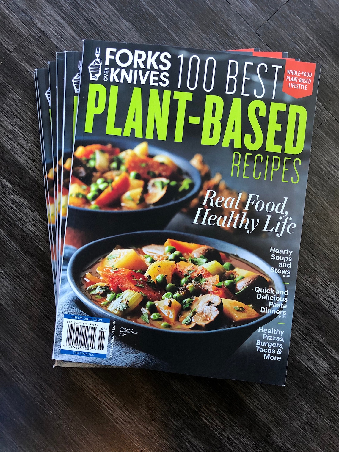 Forks over Knives Magazine 100 Best PlantBased Recipes Etsy
