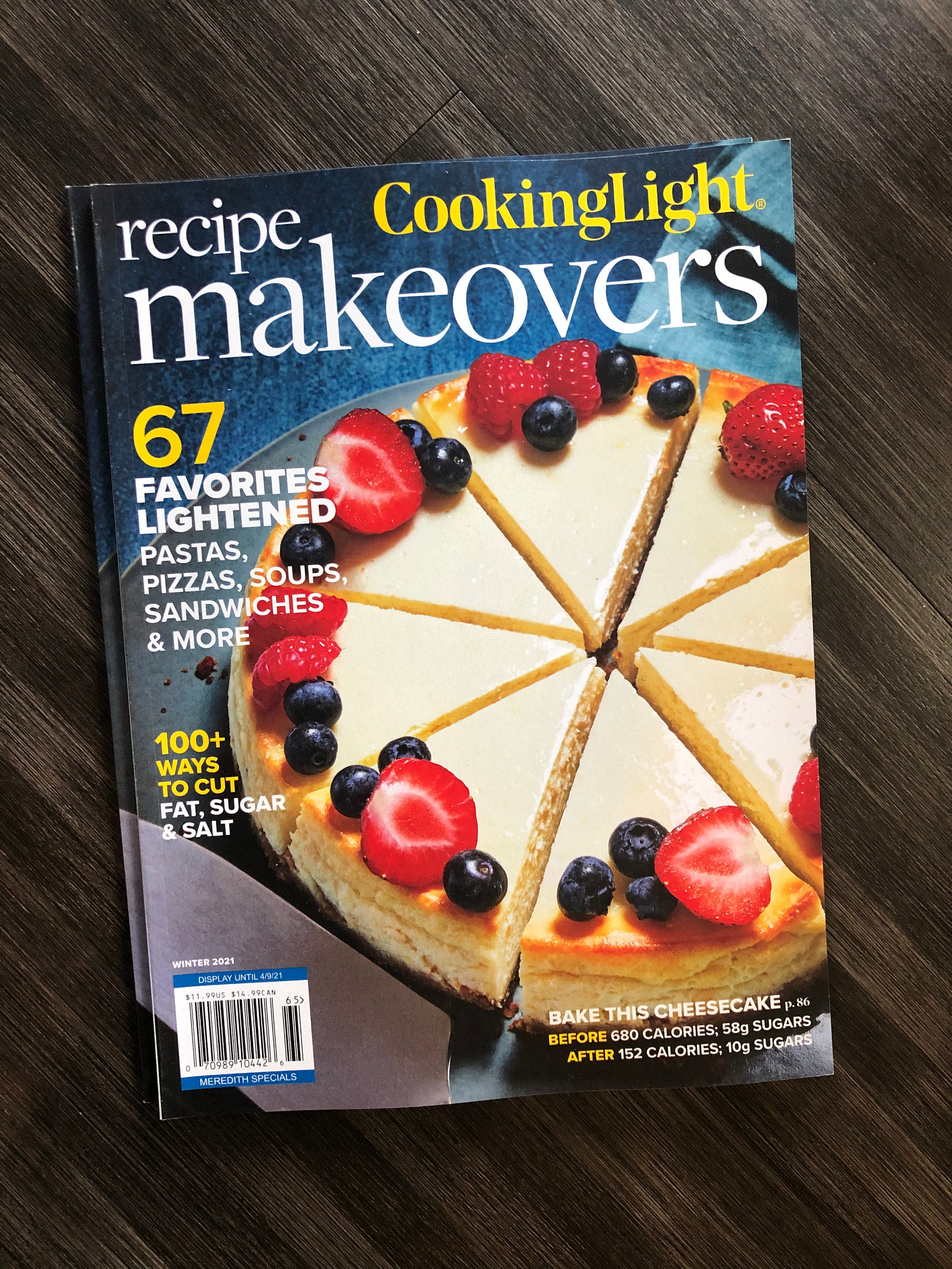 Cooking Light Magazine Recipe Makeovers 2021 Etsy