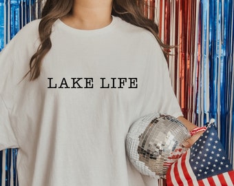 Camisa Lake Life / Camisa de lago, Camisa de viaje al lago, Camisa de vacaciones, Camisa de lago para mujeres, Regalo para amante del lago, Camisa de lago para ella, Camisa de viajero