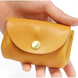 Leather No Sewing Rivet Coin Bag, Riveted Wallet PDF Pattern DIY ...