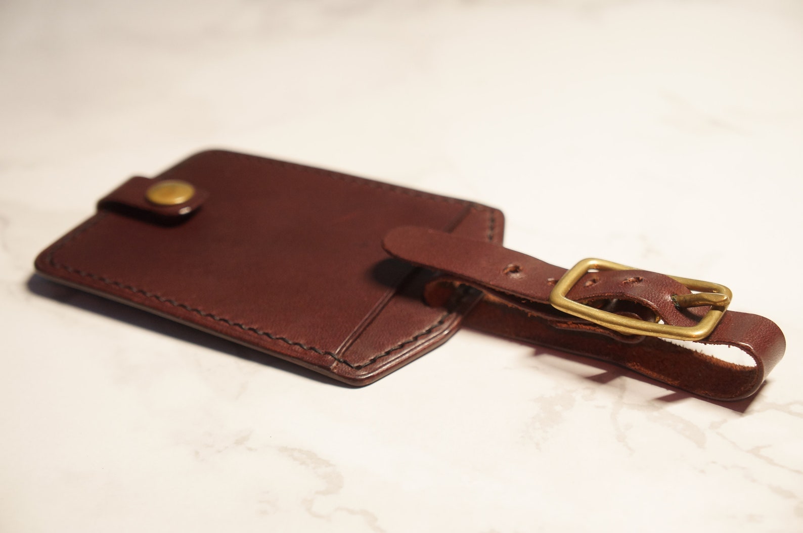 Leather Luggage Tag PDF Pattern Etsy