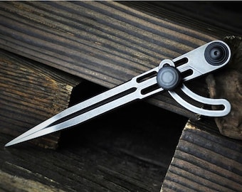 Leathercraft Wing Divider/Leather Compass/Scratch Compass/ Adjustable Edge marking Tool