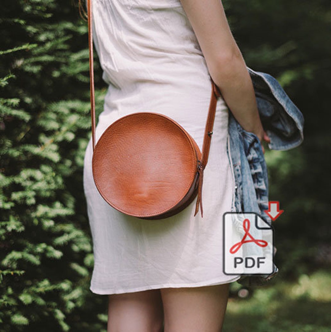 Leather Crossbody Bag PDF Pattern DIY Valentine's Day Gift Mother's Day ...
