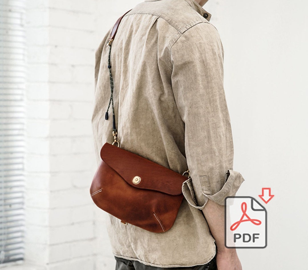 Leather Crossbody Bag PDF Pattern DIY Valentine's Day Gift Mother's Day ...