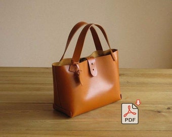 Leather Handbag  Mini Bag PDF Pattern DIY Valentine's day gift Mother's day gift