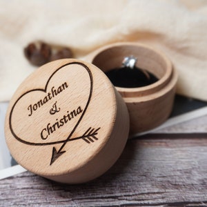 Personalised wooden ring box, Wedding ring box, Engagement ring box, Wedding decor,Ring holder,Valentines gift,Proposal ring box,Ring bearer