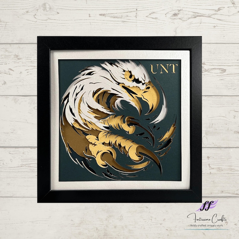 Unt Eagle Art Wall Decoration Dorm Room Interior Design Intricate ...