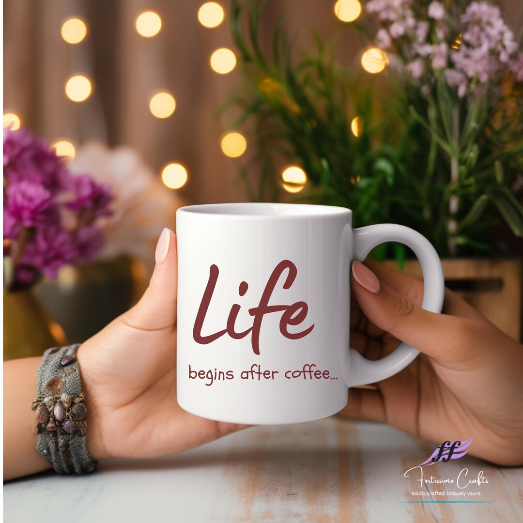 Morning Routine Mug Funny Coffee Mug Morning Routine Wake up Lover Ceramic Cup Humor Gift ...