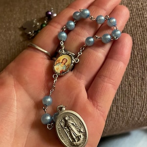 St. Raphael Chaplet Custom Design Chaplet of Saint Raphael the Archangel Catholic Chaplet Prayer for Future Spouse