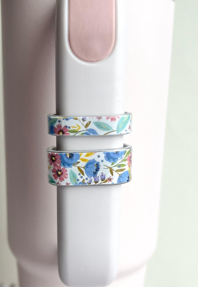 Floral Water Bottle Handle Charm: Stanley Cup Accessory